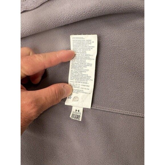 Under Armour Jacket Mens Large UA‎ Baitrunner Stealth Gray/Steele - Picture 11 of 16